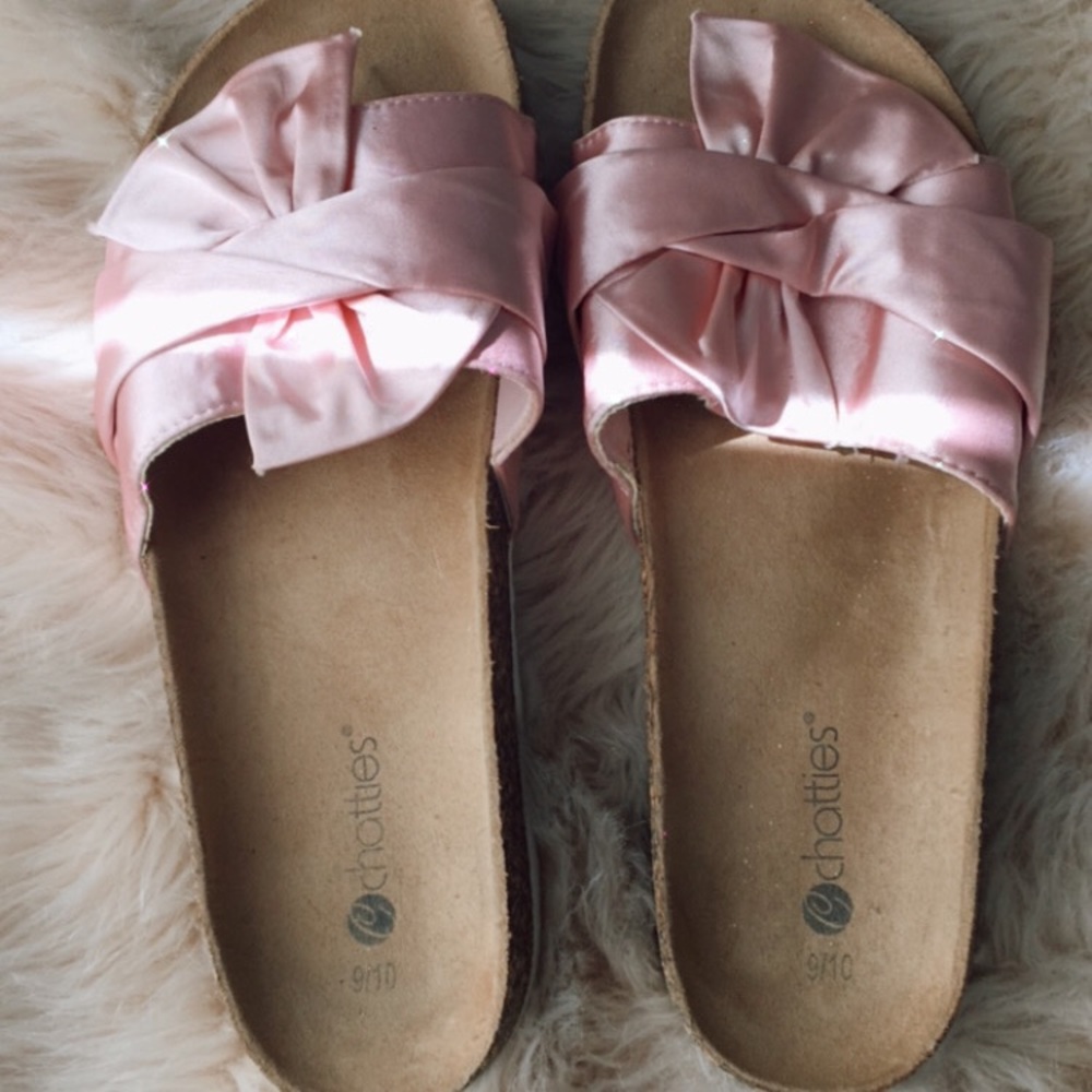 Beautiful pink slippers